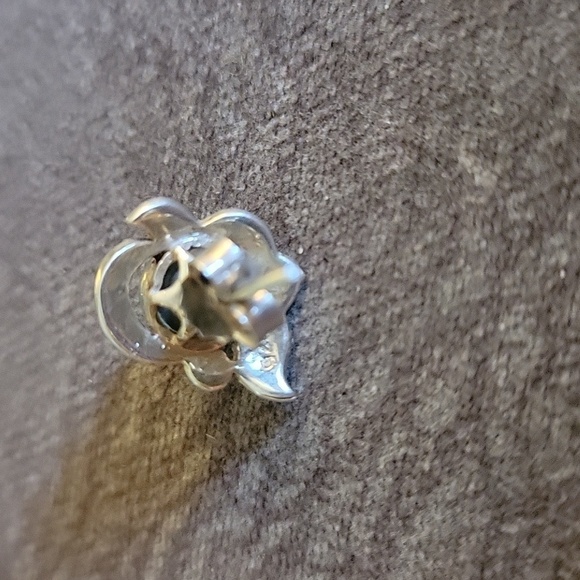 VTG Pearl Marcasite Removable Halo Formal Bridal Castlecore Post Earrings - Picture 5 of 6